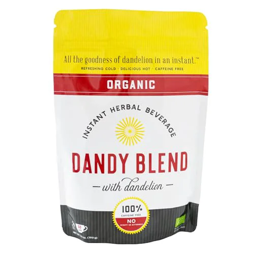 Modern 50 Cup Bag of Organic Dandy Blend Instant Herbal Beverage with Dandelion 3.5 Ounce Innovative