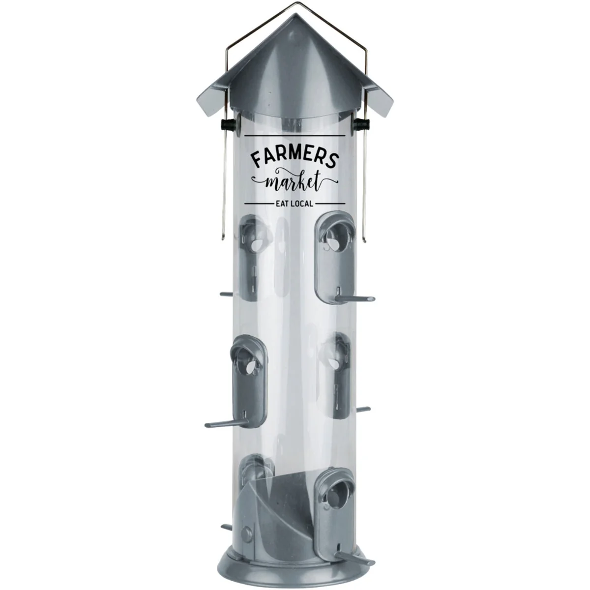 Fashionable Nature’s Way Plastic 3 Qt. Farmhouse Deluxe Tube Bird Feeder Prestigious