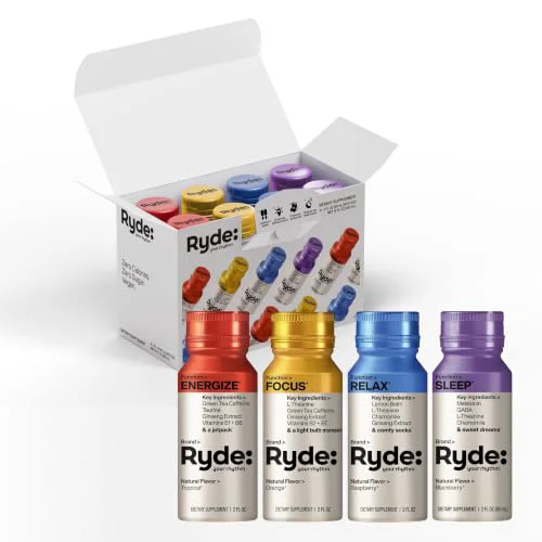 Convenient RYDE Variety Shots 48 Fl Oz High-Quality