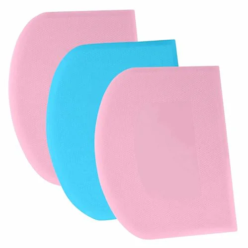 Casual Dough Scraper Bench Scraper 3 Count User-Friendly