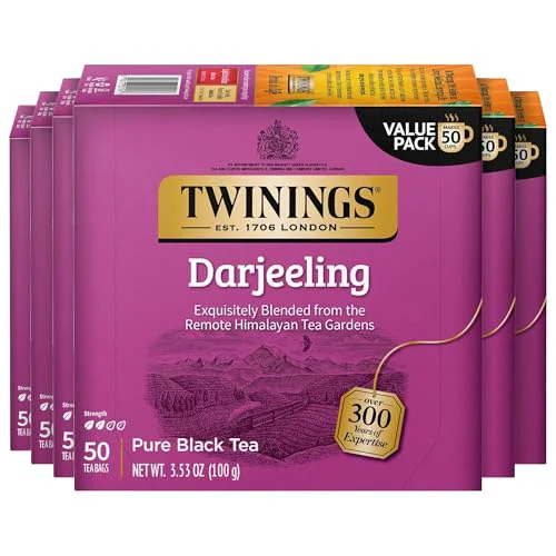 Crafted Darjeeling Black Tea Individually Wrapped Bags 300 Count Optimized