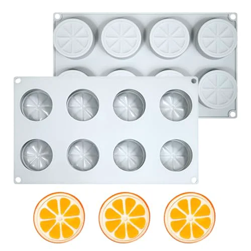 Reusable Silicone Half Lemon Mousse Cake Mold DIY Baking Moulds For Pastry Truffle Pudding Jelly Cheesecake Candy Form Candle Soap Mold Minimalist