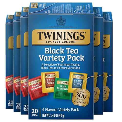 Genuine Black Tea Variety Sampler Pack 120 Count Dependable