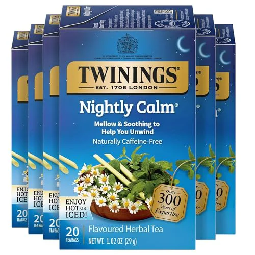 Sustainable Nightly Calm Herbal Caffeine 120 Count Sophisticated