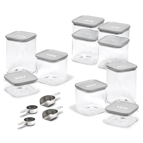 Sophisticated 26 Piece Airtight Glass Food Storage Containers with Lids Premium