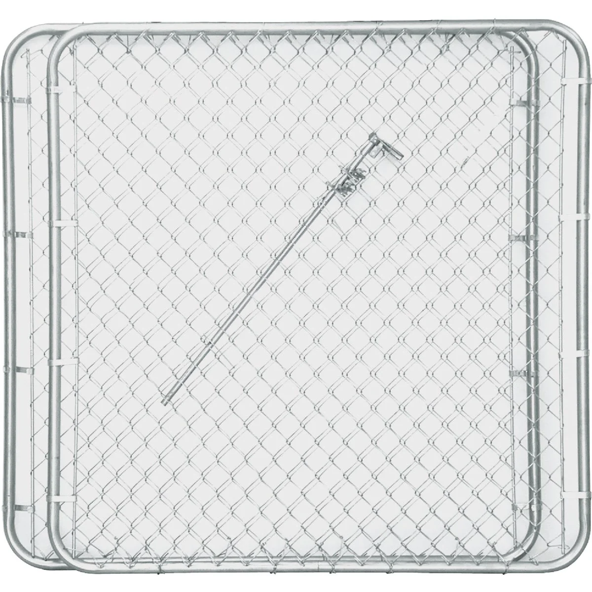Selected Midwest Air Tech Double Drive 114 In. W. x 58 In. H. Chain Link Gate Minimalist