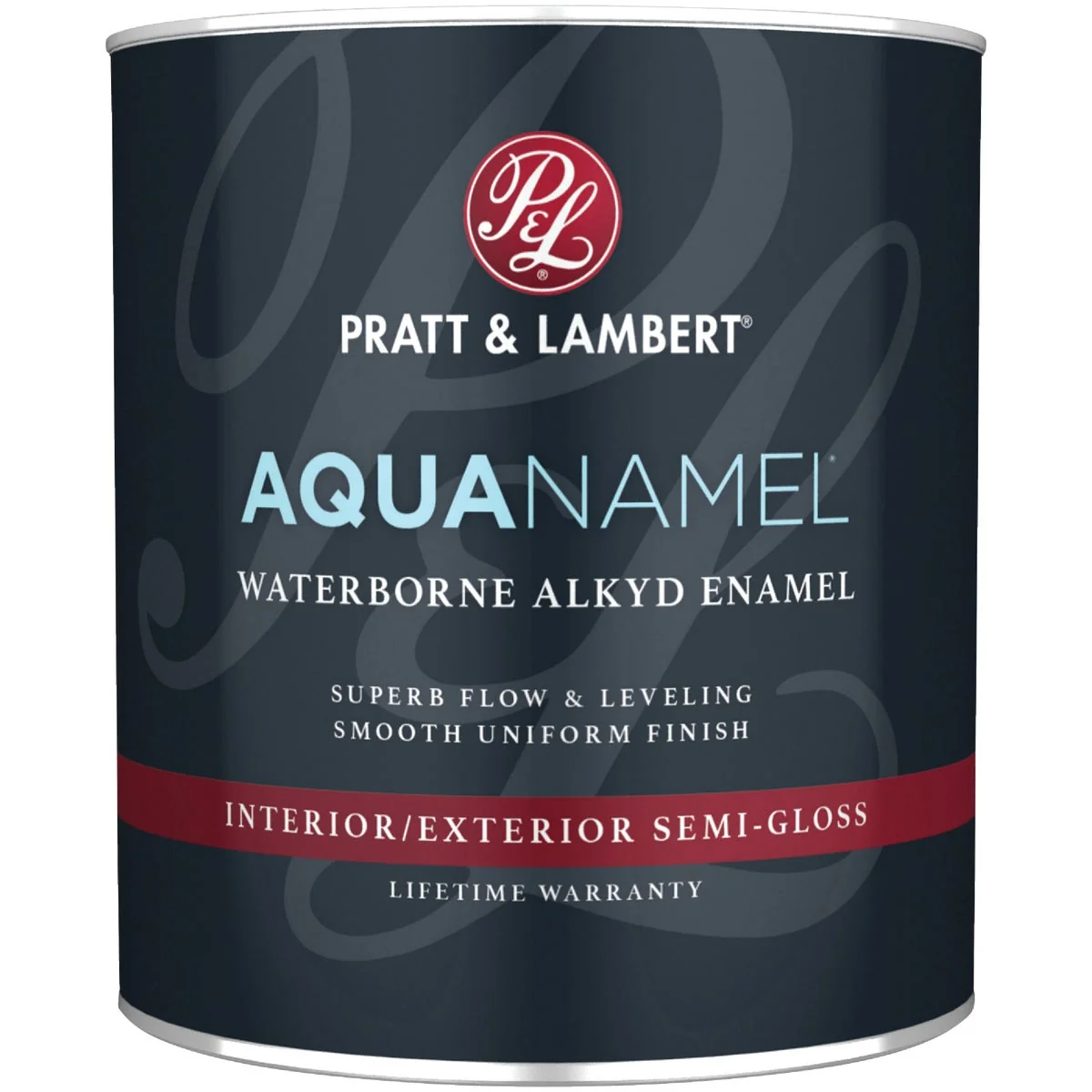 Certified Pratt Lambert Aquanamel Waterborne Alkyd Semi-Gloss Interior Exterior Enamel Neutral Base 1 Qt. Expertly Made