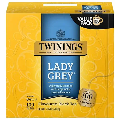 Exclusive Lady Grey Black Citrus Tea Bags 100 Count Specialty