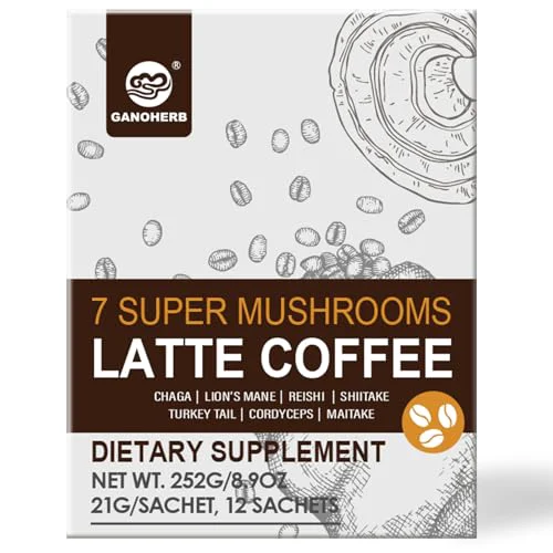 Efficient 7 in 1 Mushroom Coffee Mix 7.4 Ounce Unique