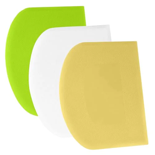 Superior Dough Scraper Bench Scraper 3 Count Comfortable
