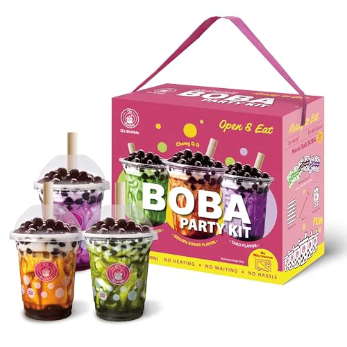 Certified Boba Tea Kit All in One Bubble Tea Kit with Cups Lightweight