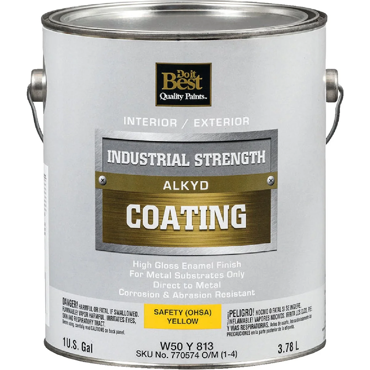 Detailed Do it Alkyd Industrial Coating Osha Yellow 1 Gal. High-Quality