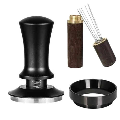 First-Class 54mm Espresso Tamper Set Espresso Accessories Kit with Adjustable Spring Reusable