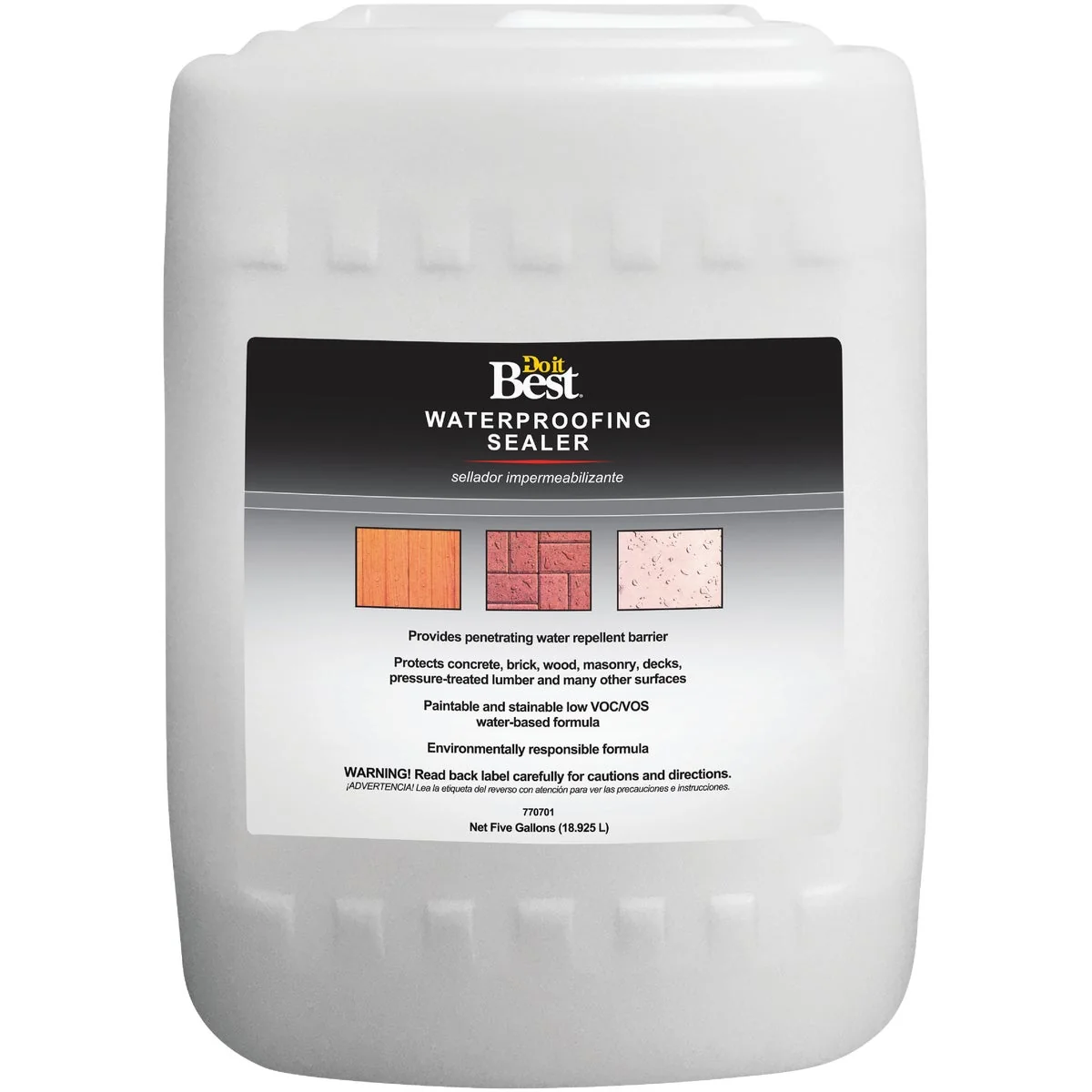 Contemporary Do it Clear Water-Based Waterproofing Sealer 5 Gal. Top-Quality