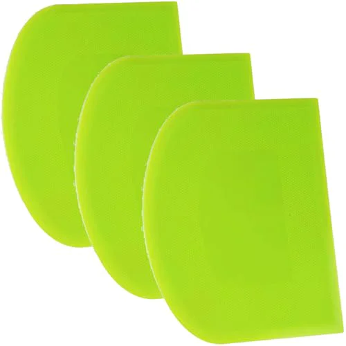 Long-Lasting Dough Scraper Bench Scraper 3 Count Organic