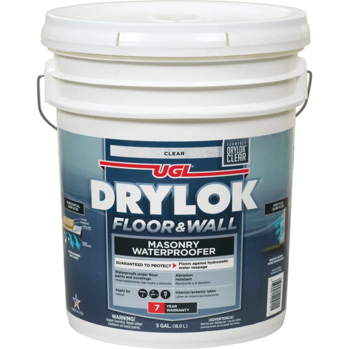 Sustainable Drylok Clear Floor Wall Masonry Waterproofer 5 Gal. Sophisticated