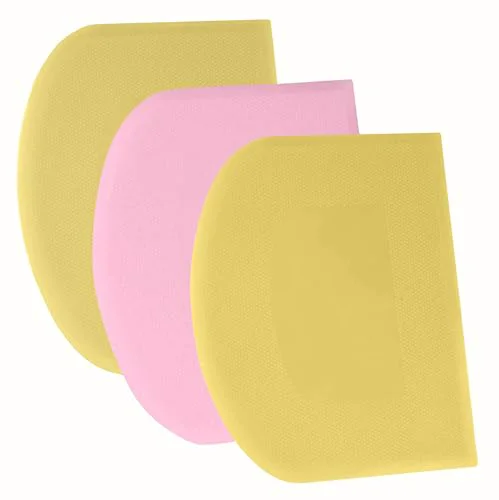 Eco-Friendly Dough Scraper Bench Scraper 3 Count Lightweight