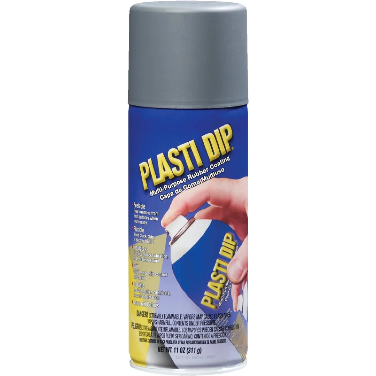 High-Grade Performix Plasti Dip Gunmetal 11 Oz Aerosol Rubber Coating Rubber Coating Spray Paint Original