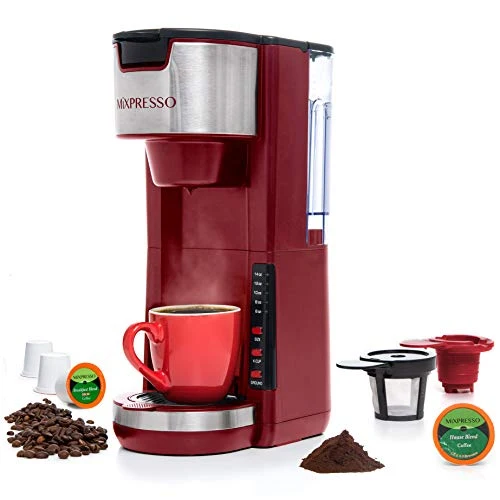 Contemporary Red Single Serve Coffee Brewer K Outstanding