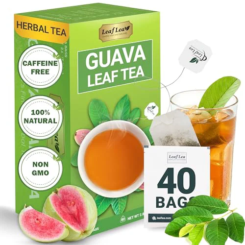 Solid Guava Leaf Tea Bags 40 Count Powerful
