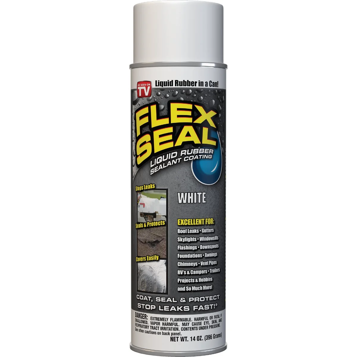 Artisan FLEX SEAL 14 Oz. Spray Rubber Sealant White Expertly Made