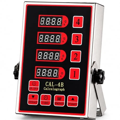 Carefully Designed Commercial 4 Channels Digital Kitchen Timer User-Friendly