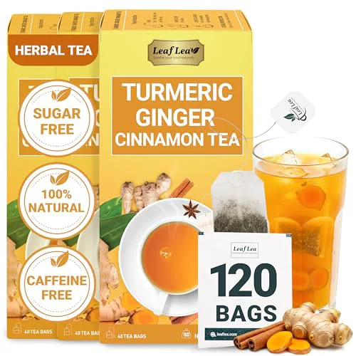 Versatile Ginger Turmeric Tea 120 Count High-End