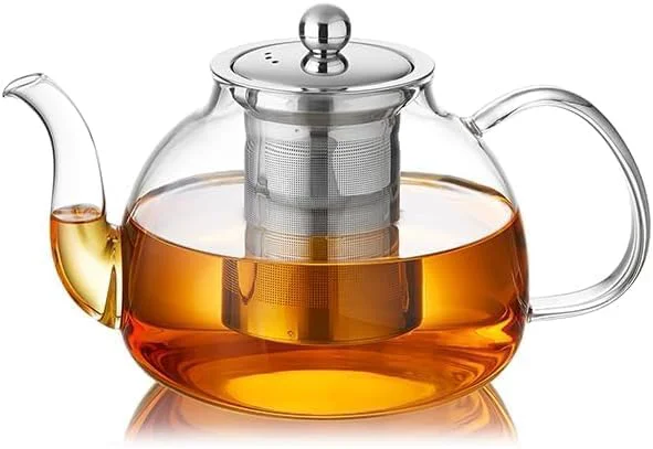 Authentic Glass Teapot with Infuser Sophisticated