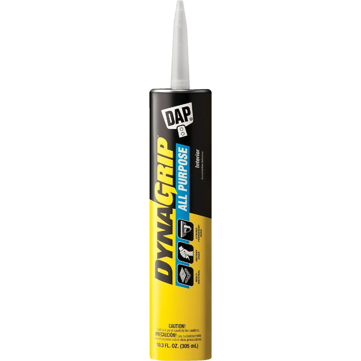 Official DAP DYNAGRIP 10.3 Oz. All Purpose Construction Adhesive Consistent