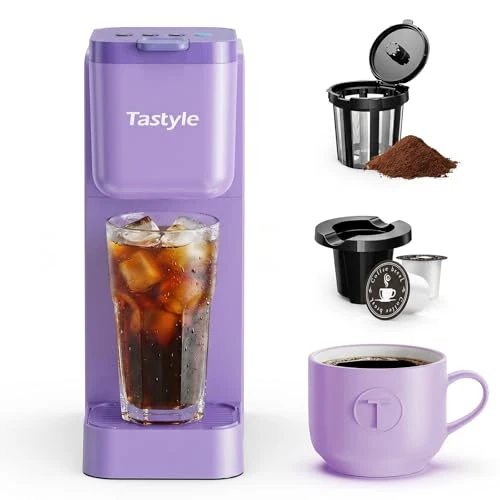 Elegant Single Serve Coffee Maker Hot and Iced with Bold Brew Practical