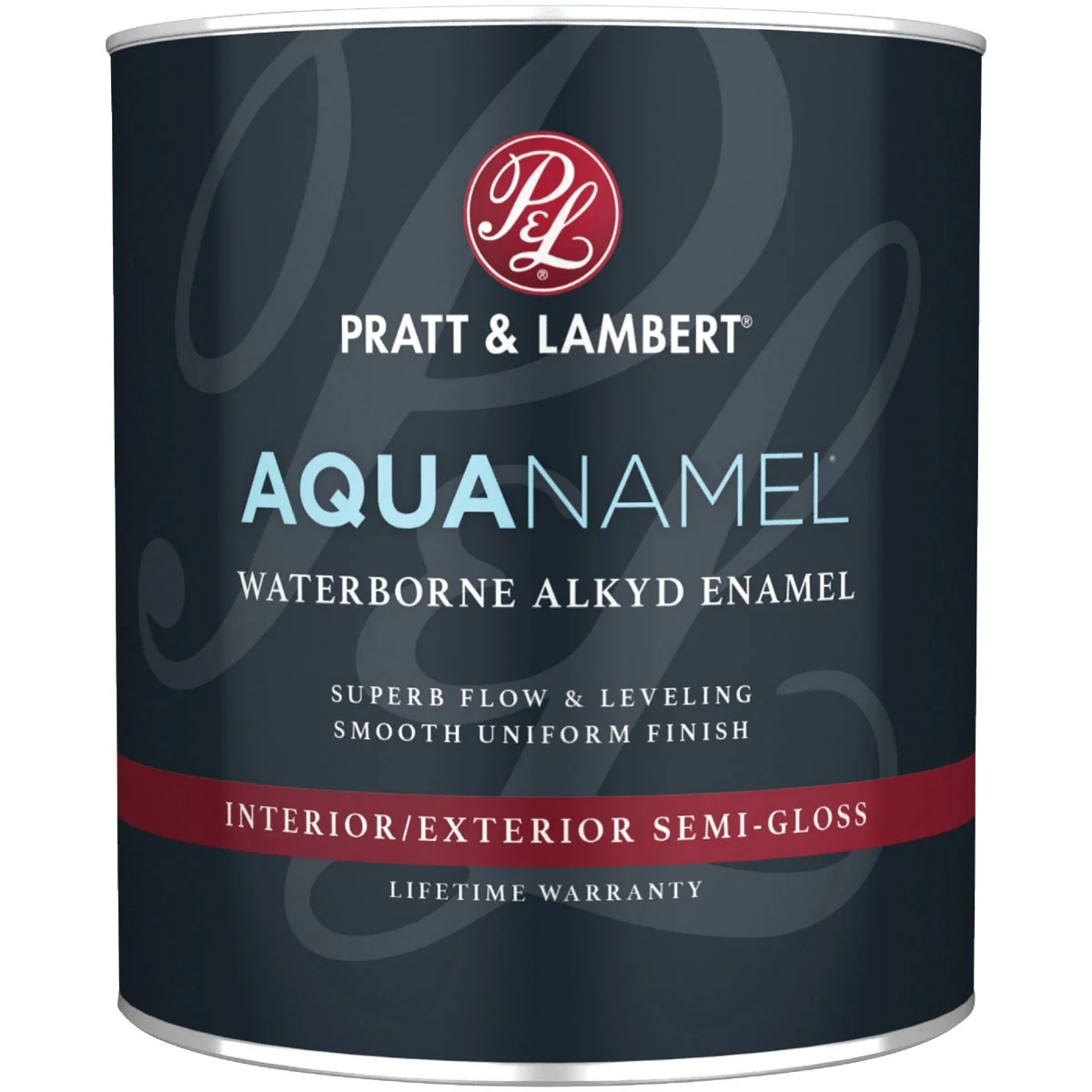 Casual Pratt Lambert Aquanamel Waterborne Alkyd Semi-Gloss Interior Exterior Enamel Deep Base 1 Qt. Eco-Friendly