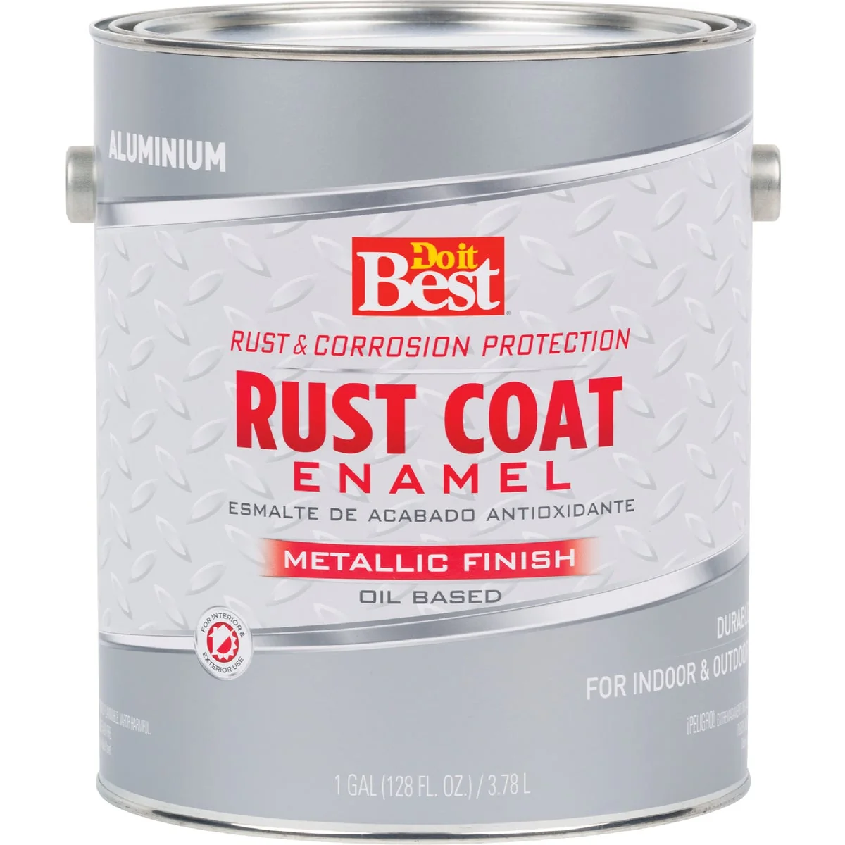Consistent Do it Rust Coat Oil-Based Gloss Enamel Aluminum 1 Gal. Traditional