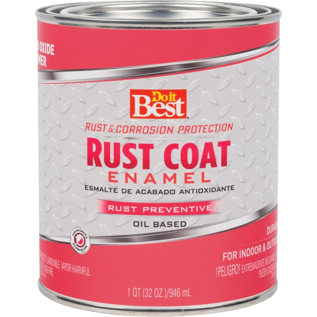 Healthy Do it Rust Coat Enamel Primer Red Oxide 1 Qt. Refined