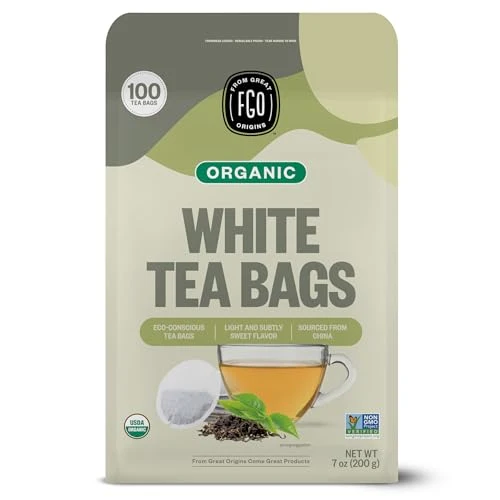 Durable Organic White Tea 100 Count Trusted