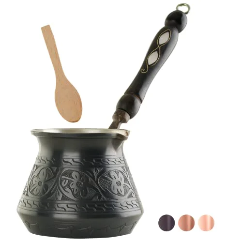 Carefully Designed 12 oz Handmade Copper Turkish Coffee Pot Prestigious