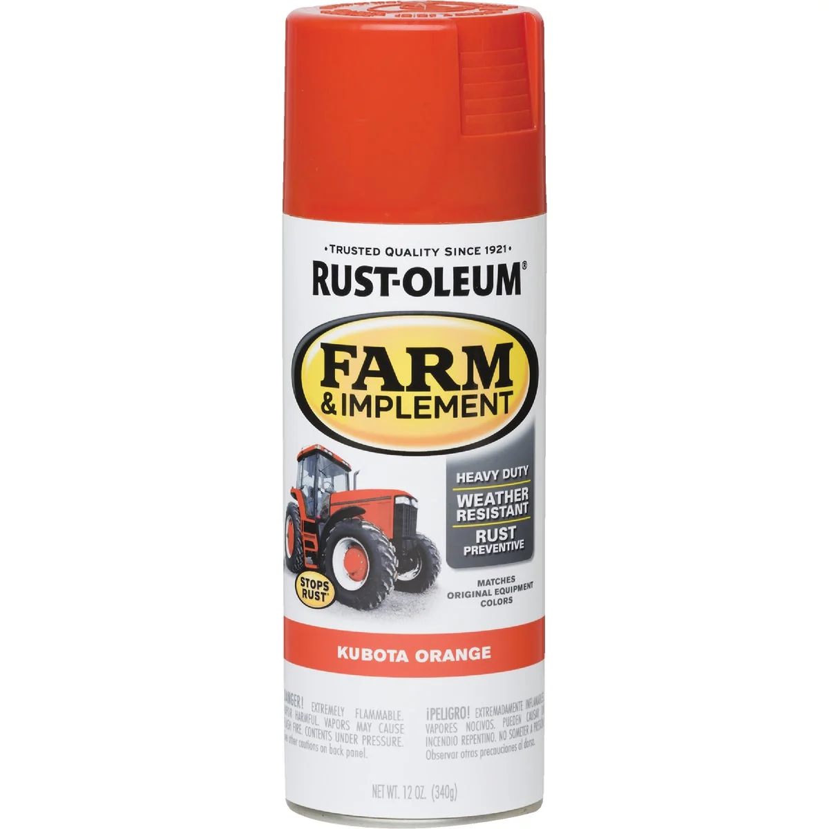 Environmentally Friendly Rust-Oleum 12 Oz. Kubota Orange Farm Implement Spray Paint Elegant