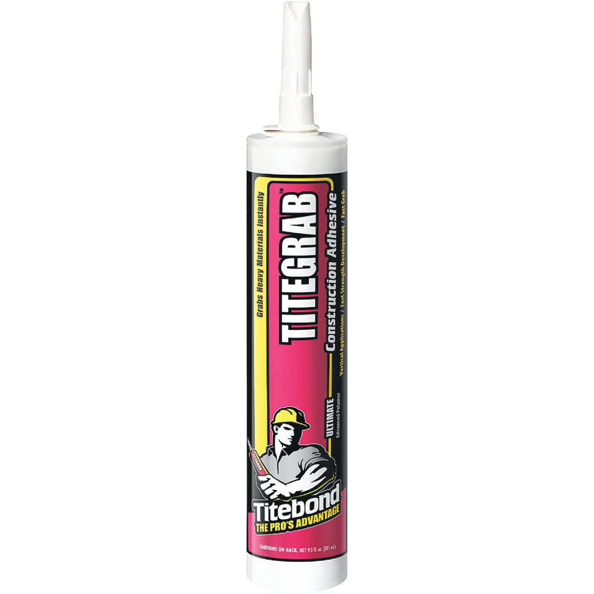 Trusted Titebond TiteGrab 9.5 Oz. Advanced Polymer Construction Adhesive Natural