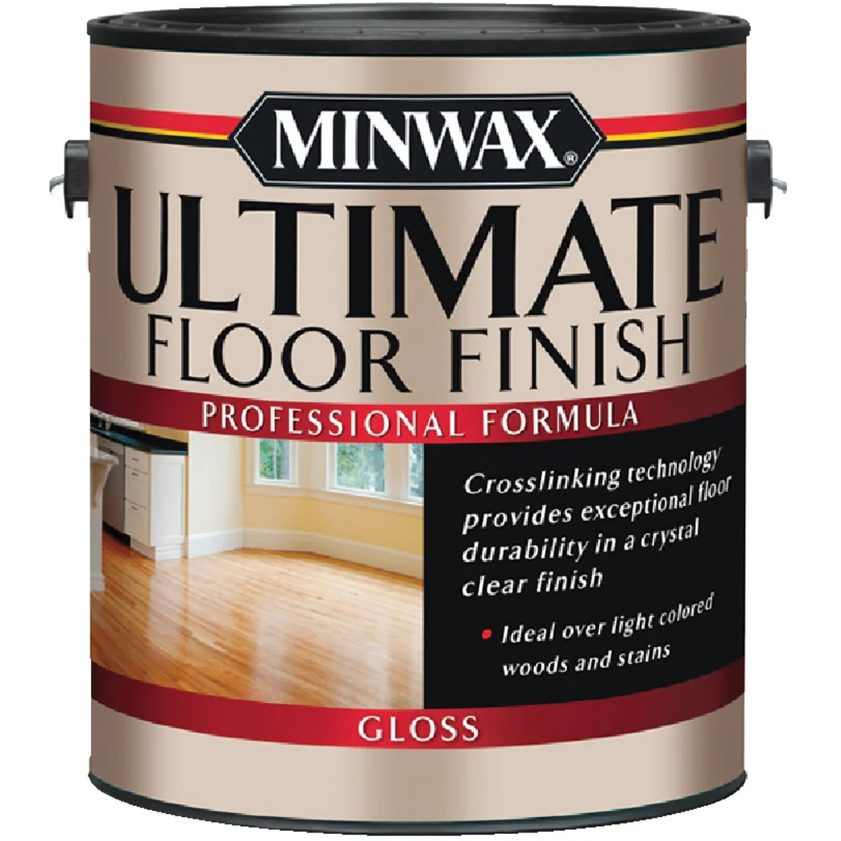 Green Minwax 1 Gallon Gloss Water-Based Polyurethane Floor Finish Trusted