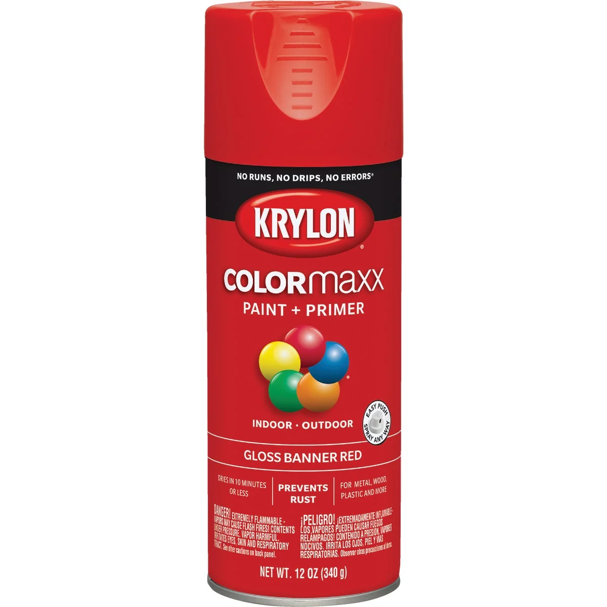 Artisan Krylon ColorMaxx 12 Oz. Gloss Spray Paint Banner Red Crafted