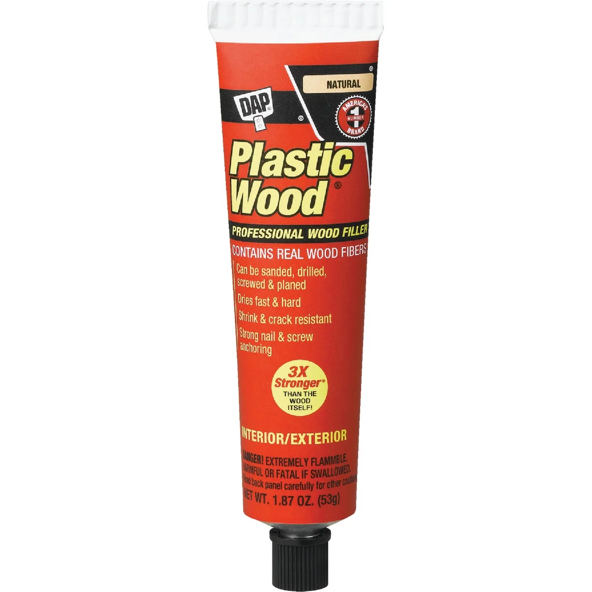 Specialty DAP Plastic Wood 1.8 Oz. Natural Solvent Professional Wood Filler Advanced
