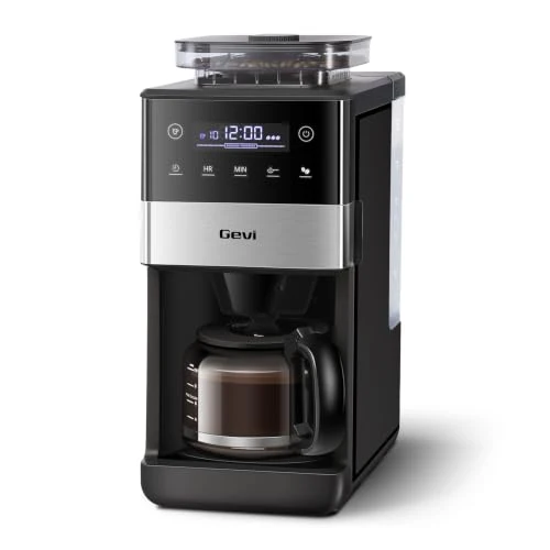 Long-Lasting 10 Cup Grind Brew Coffee Maker Reusable