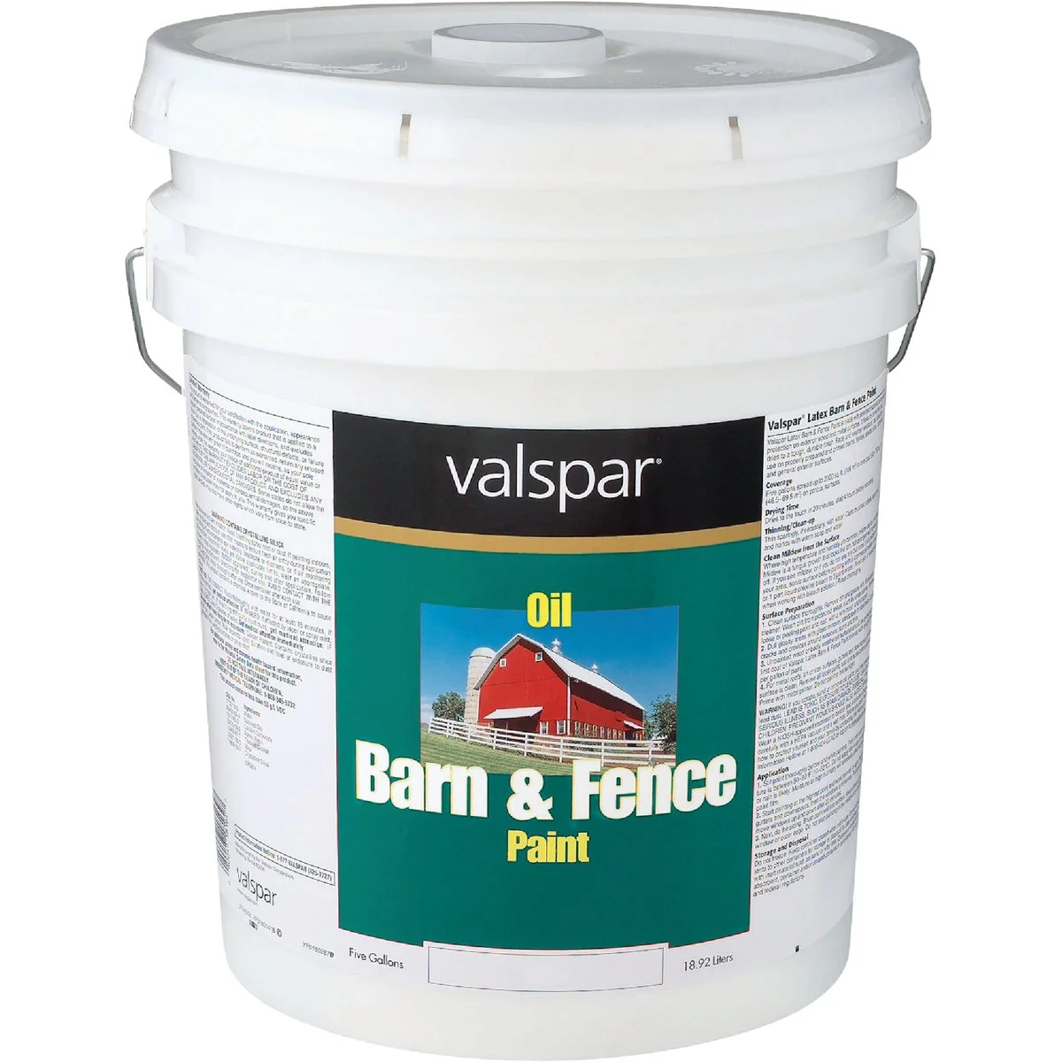 Optimized Valspar Oil Paint Primer In One Low Sheen Barn Fence Paint Red 5 Gal. Contemporary