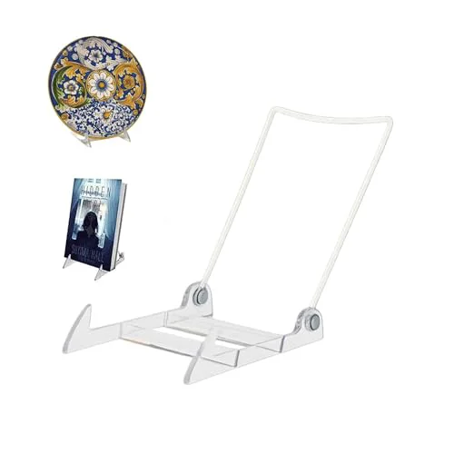 Optimized 5.5 White Acrylic Display Stand Made in USA 48 Count Official