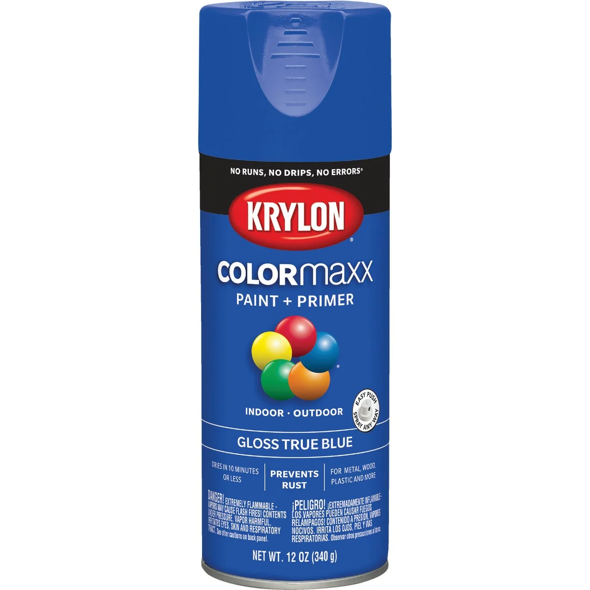 Modern Krylon ColorMaxx 12 Oz. Gloss Spray Paint True Blue Comfortable
