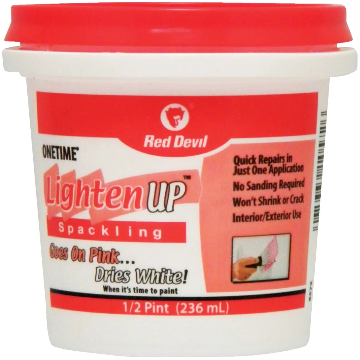 Optimized Red Devil Onetime 1 2 Pt. Lightweight Latex Lighten Up Spackling Carefully Designed