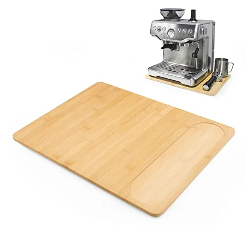 Trendy UPGRADED Oversize Bamboo Appliance Slider fit for Breville Barista Espresso Machine 870 Prestigious