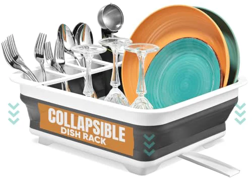 Refined Collapsible Dish Drying Rack Versatile