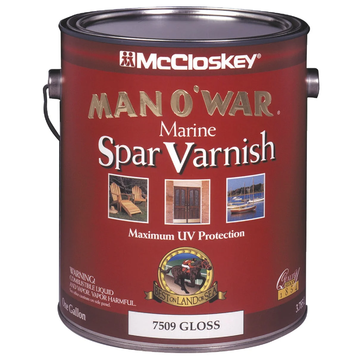 Consistent McCloskey Man O’War Gloss Spar Marine Interior Exterior Varnish Gallon Responsible