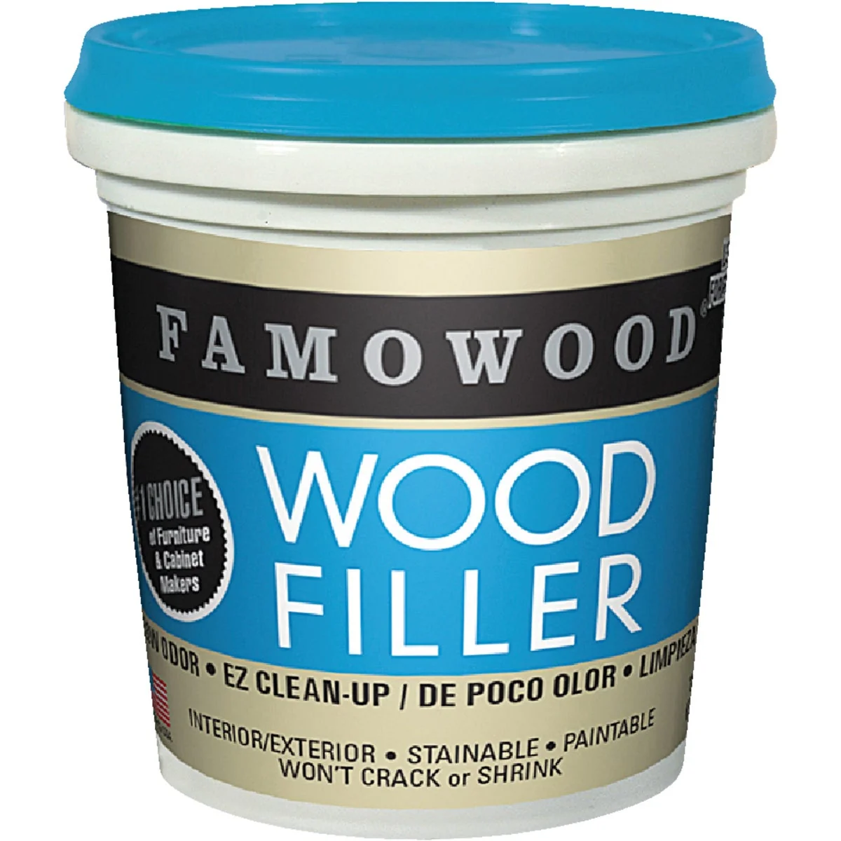 Excellent FAMOWOOD Natural 6 Oz. Wood Filler Flexible