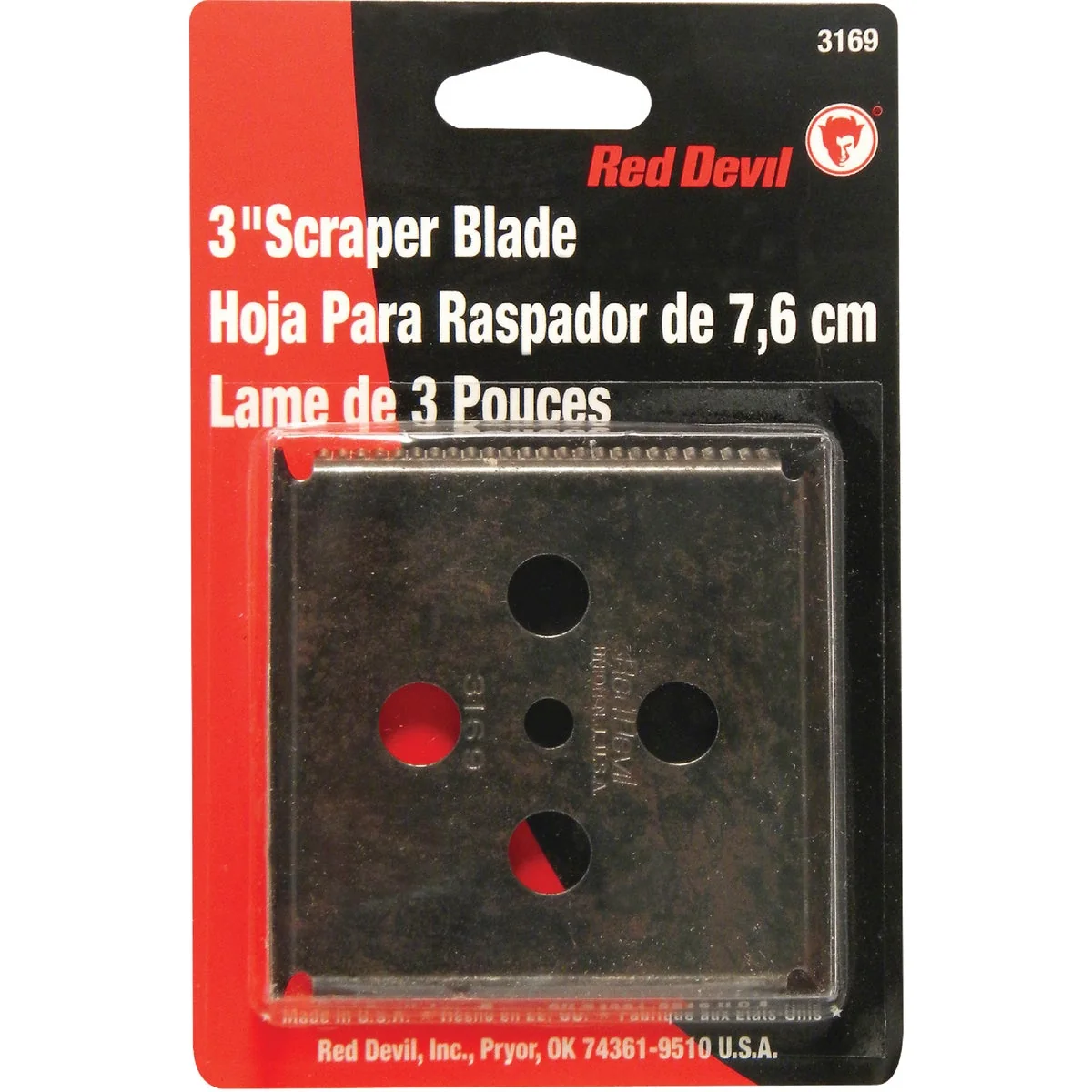 Original Design Red Devil 3 In. 4-Edge Scraper Blade Next-Generation